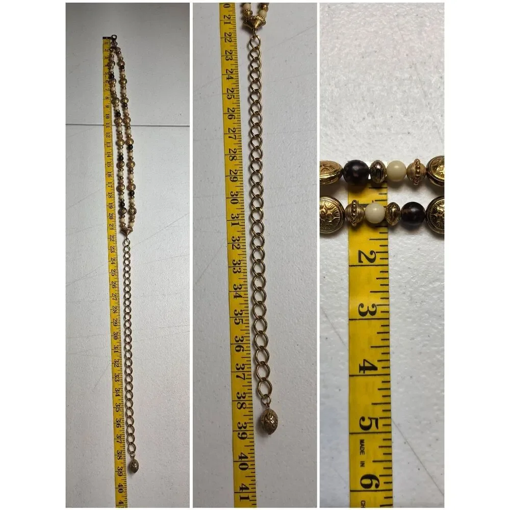 Vintage Gold Beaded Chain Waist Chain Belt